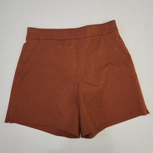SPANX Polished On The Go Shorts Women's XS Bronze Glow Pull On Stretch 20370R - Picture 11 of 11